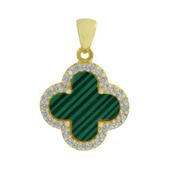 CH0018_3 GOLD EMULATED MALACHITE