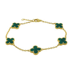 ITB412 GOLD EMULATED MALACHITE