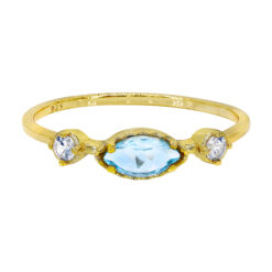 A3574 GOLD BLUE TOPAZ