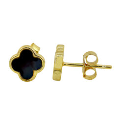 E1283_3 GOLD BLACK AGATE