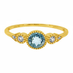 A3581 GOLD BLUE TOPAZ