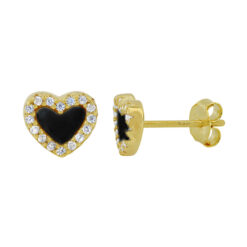 E1766 GOLD BLACK AGATE