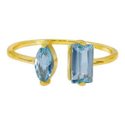 A3584 GOLD BLUE TOPAZ
