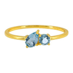 A3590 GOLD BLUE TOPAZ