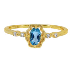 A3591 GOLD BLUE TOPAZ